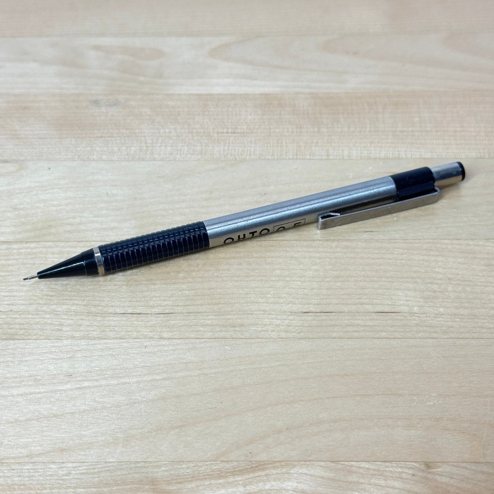 OHTO OP-400 Mechanical Pencil 0.5mm Japan Silver Black Drafting Pencil
